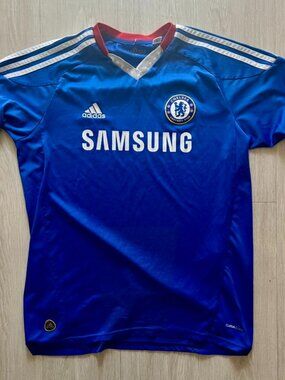 Adidas Men’s Chelsea FC 2010-11 Home Soccer Jersey Sz XL Blue P95900